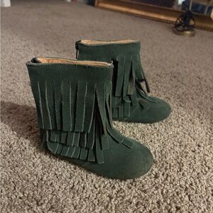 Monkey Feet Forest Fringe Kids Boots